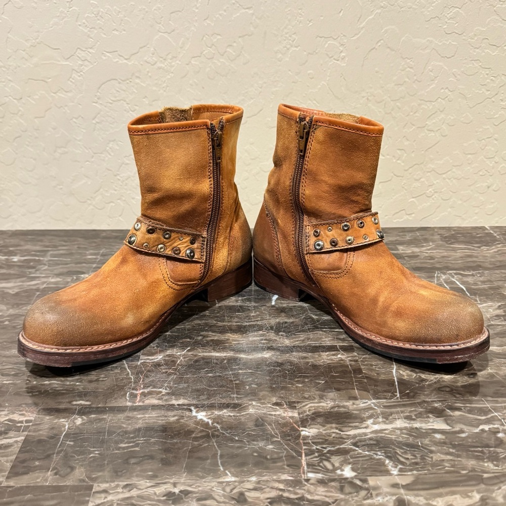 Vintage Foundry Co. Miriam Studded Leather Combat Boots - Picture 8 of 13